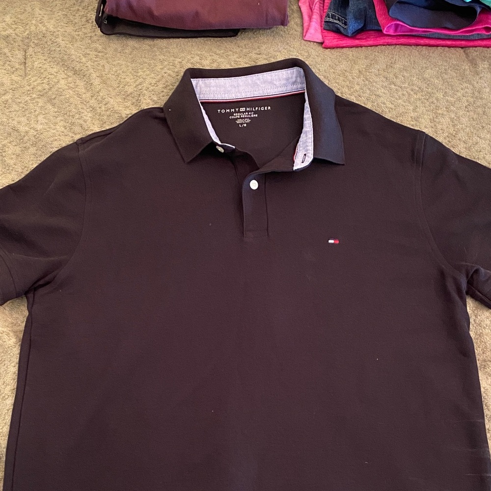 Tommy Hilfiger Men's Polo with Contrast Collar